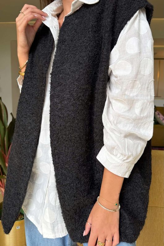 Made in Italy Norbury Gilet Black
